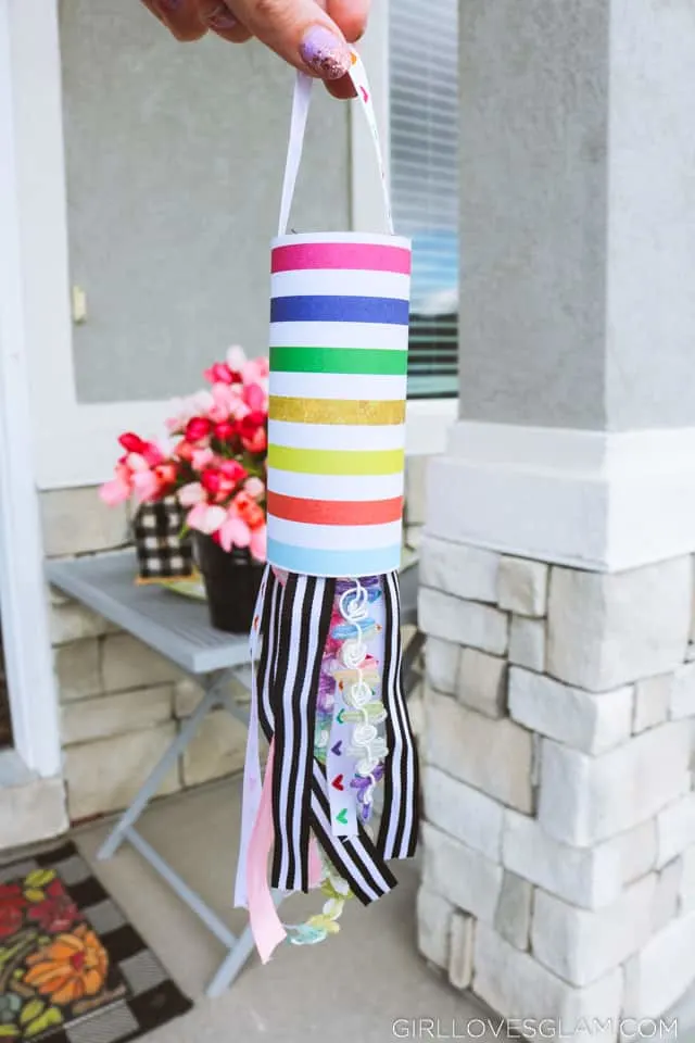 Toilet Paper Roll Craft Windsock 