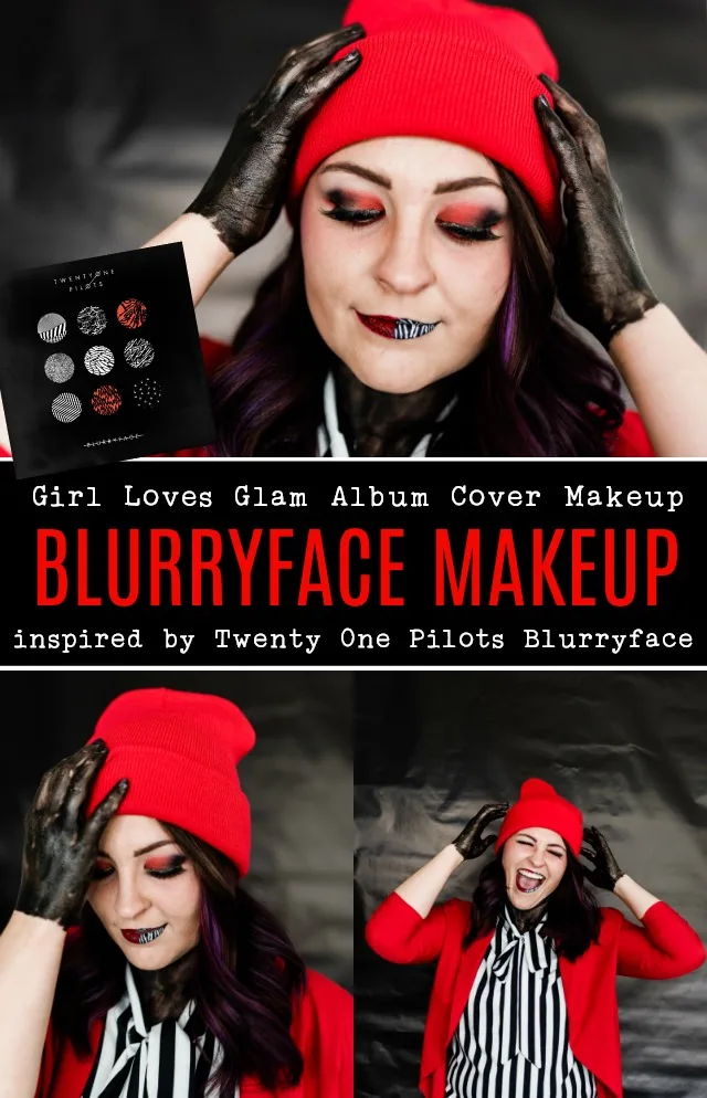 One Pilots Blurryface Makeup: Album Cover Makeup Girl Glam