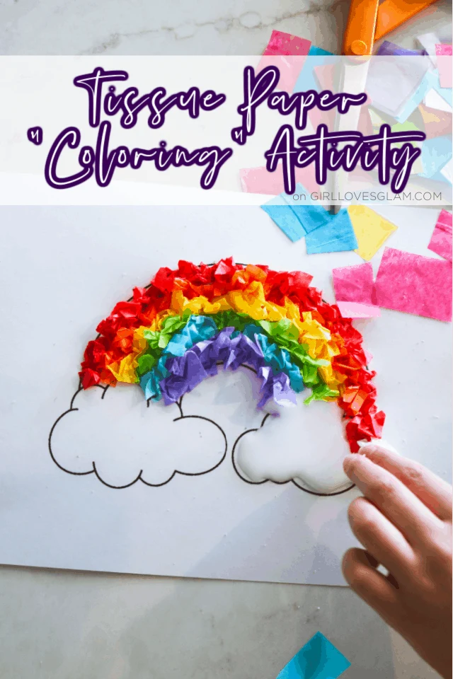 Tissue Paper Coloring Activity