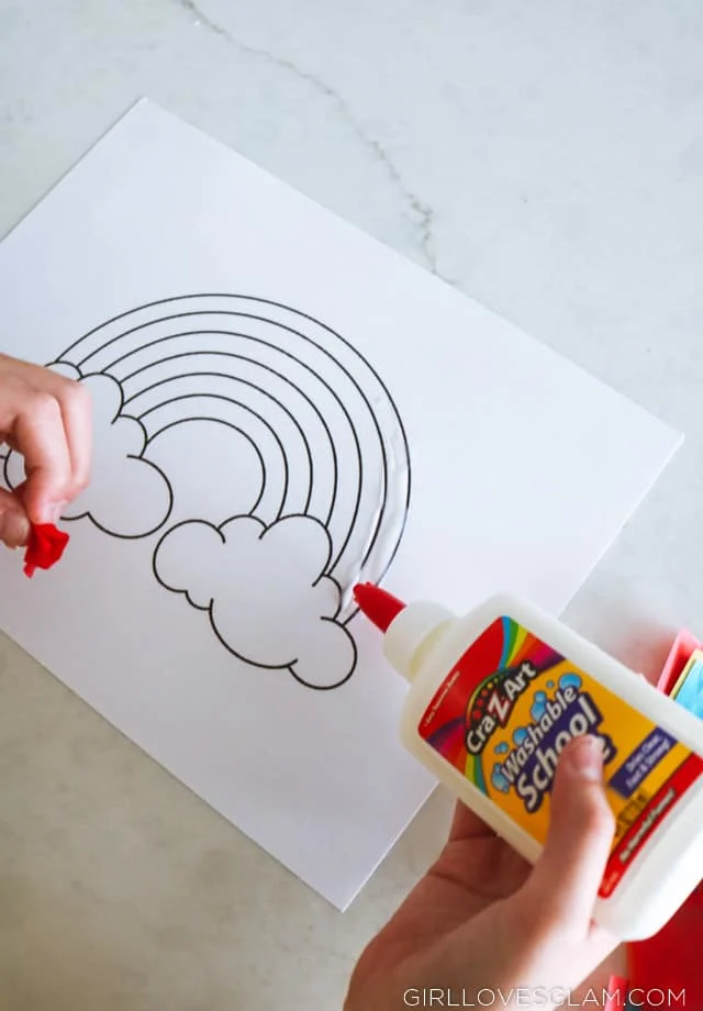Alternative way of using coloring pages 