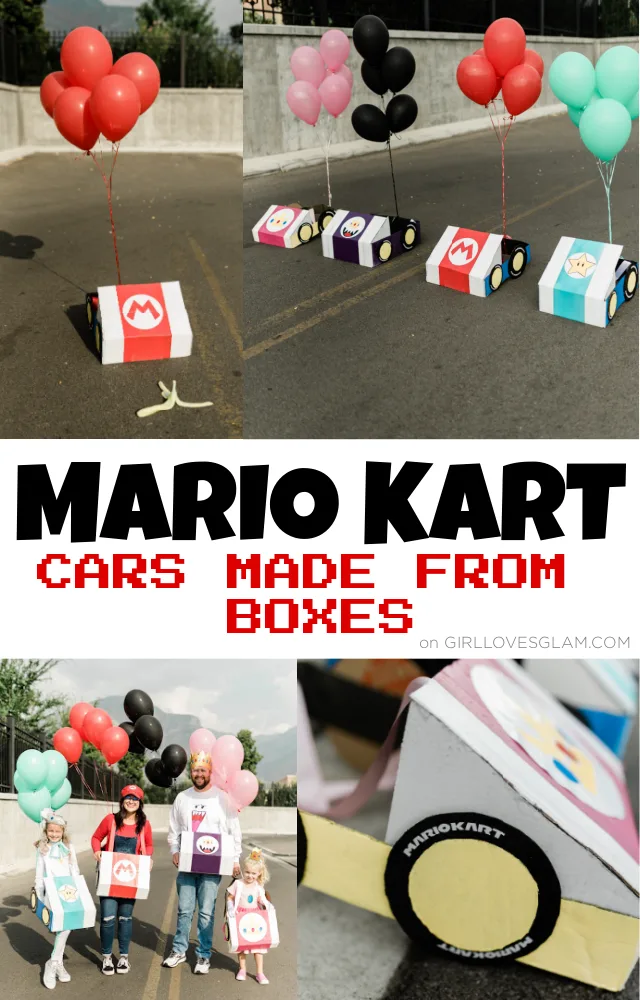 Mario Kart Cars Made From Boxes
