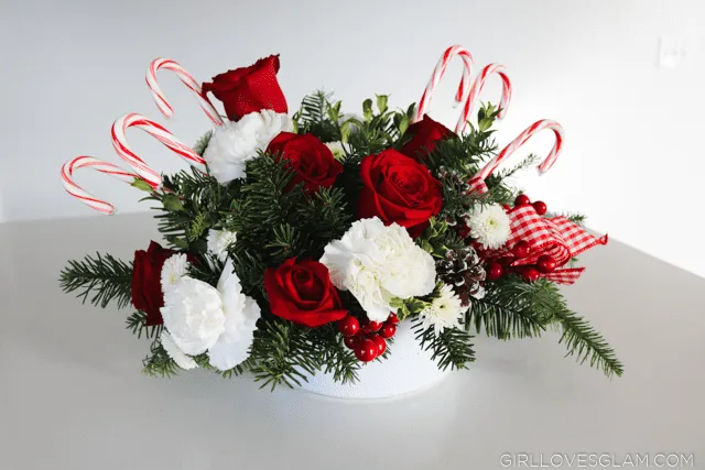 Christmas Floral Centerpiece