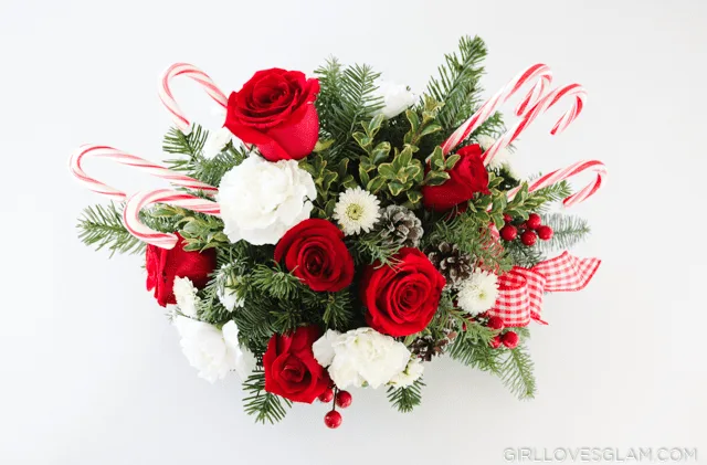 Christmas Floral Centerpiece