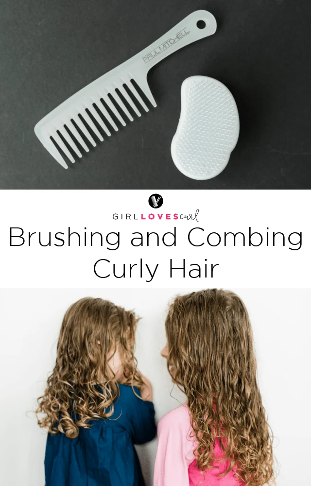 Brushing and Combing Curly Hair