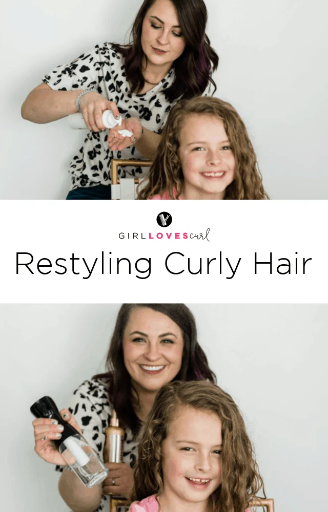 Restyling Curly Hair Between Washes