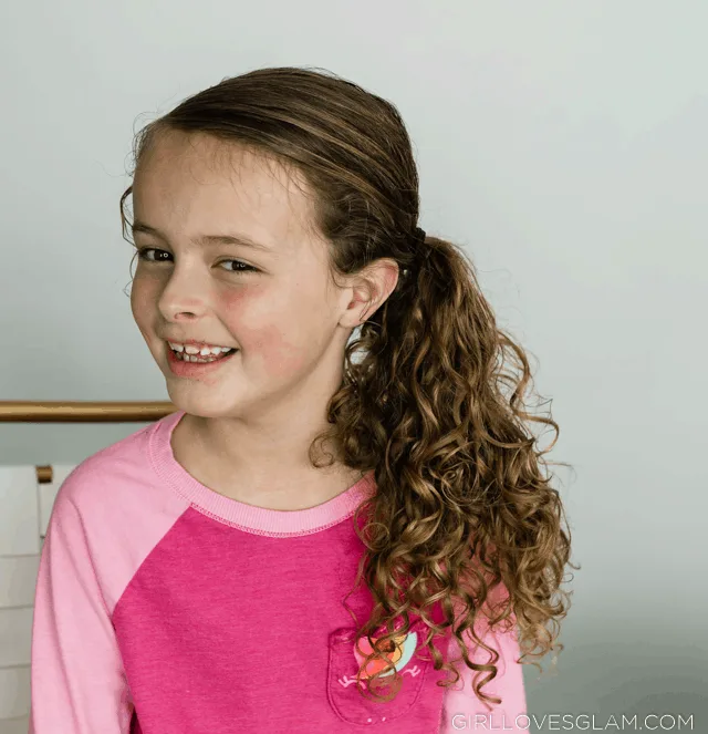 Curly Hair Ponytail