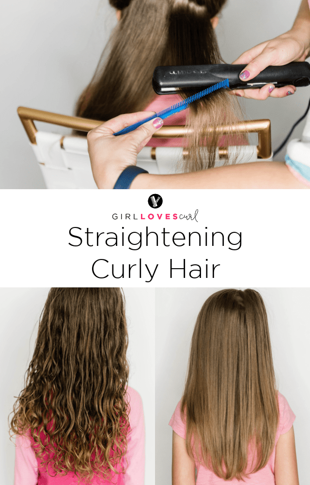 Straightening Curly Hair: Girl Loves Curl - Girl Loves Glam