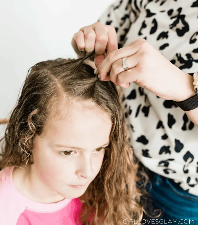 Rope Braid in Curly Hair