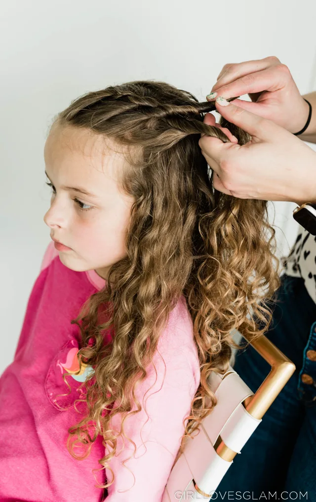 Rope Braid on top half of the head