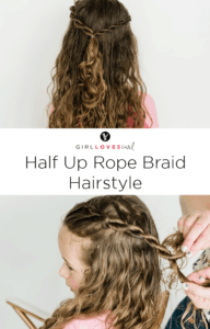 Half Up Rope Braid