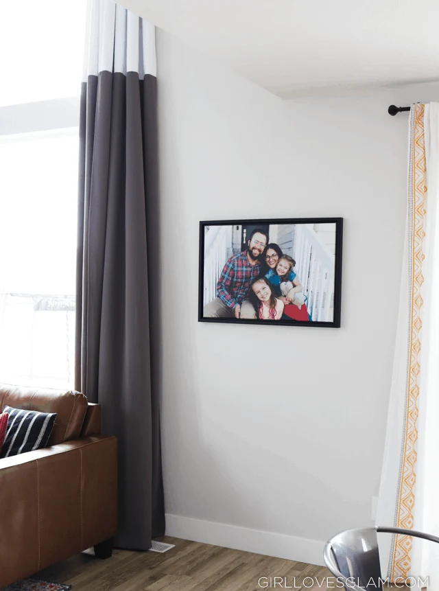 Family Picture Framed Canvas