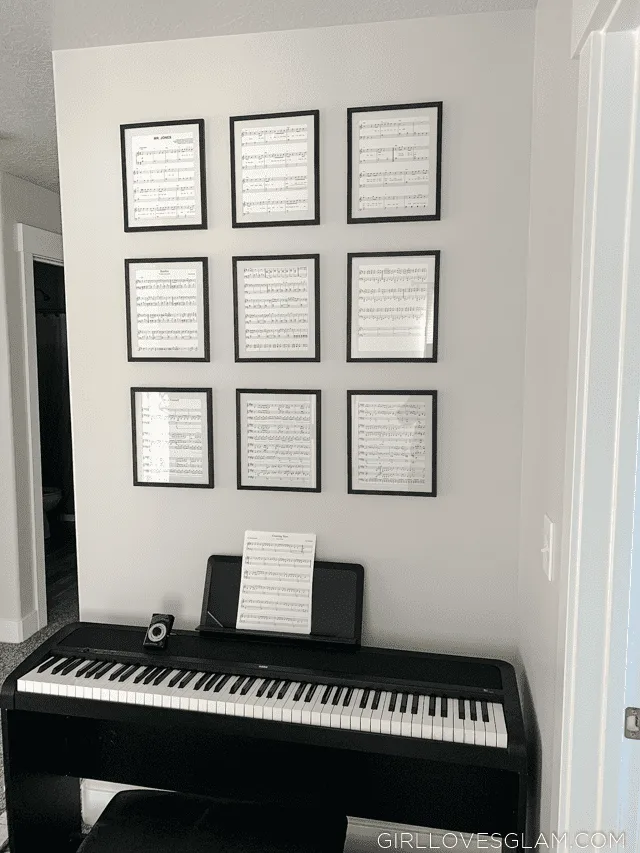 Artwork Above Piano