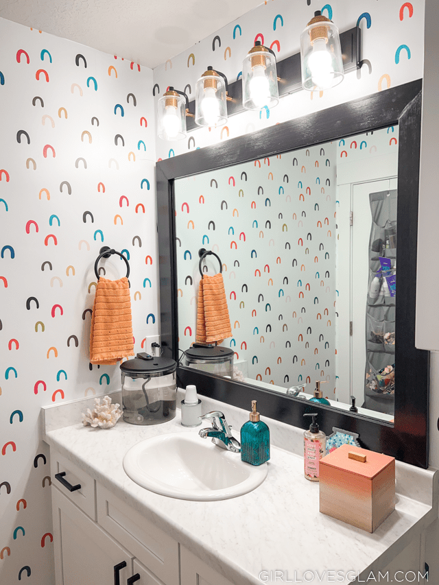 Colorful Kid's Bathroom - Girl Loves Glam