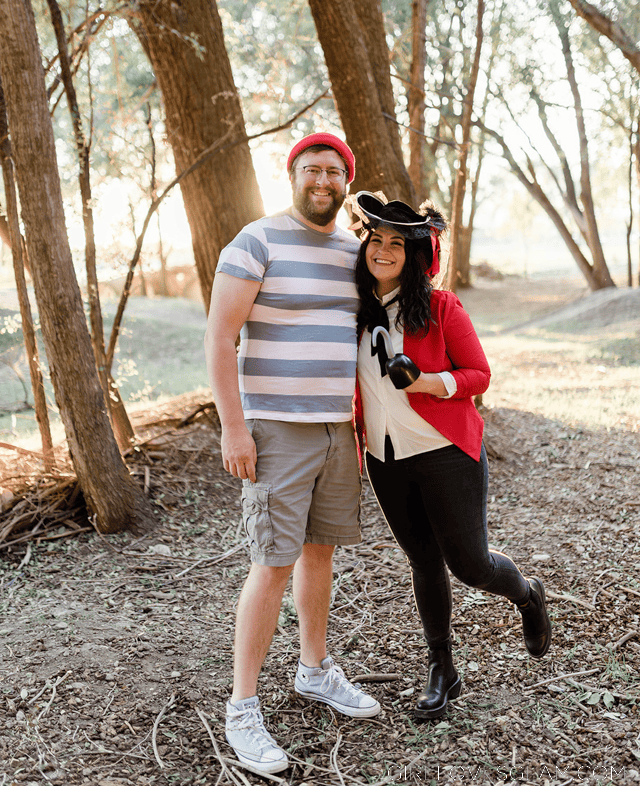 Captain Hook and Smee Couple's Costume
