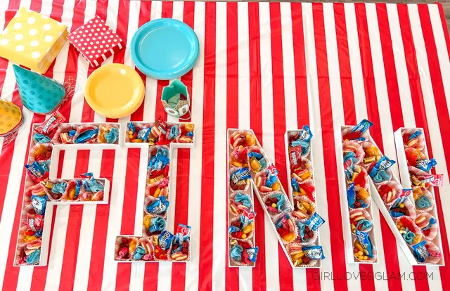 Candy Letter Trays