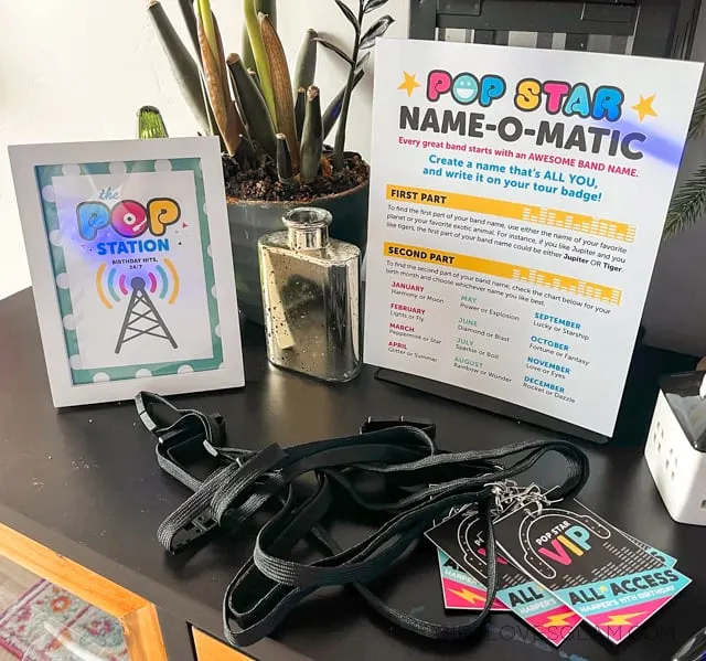 Popstar Name Generator Game