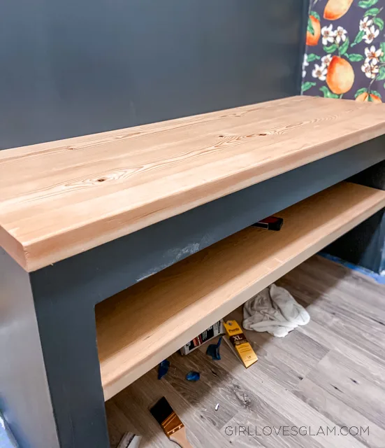 Mudroom Bench and Shoe Shelf