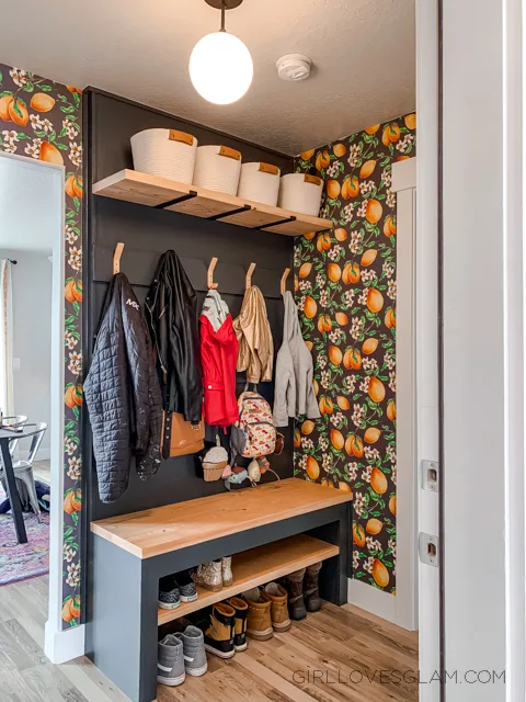 Modern Mudroom Built In DIY