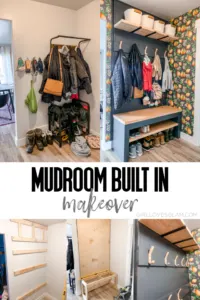 Mudroom Built In Bench with Storage