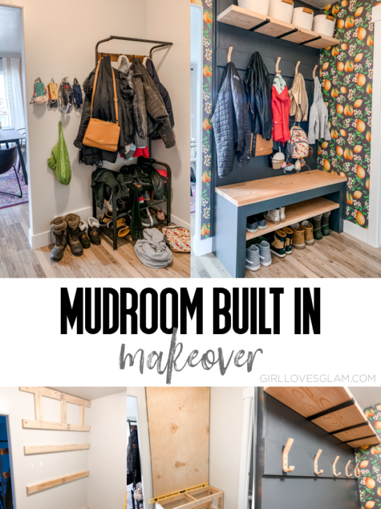 Mudroom Built In Bench and Storage